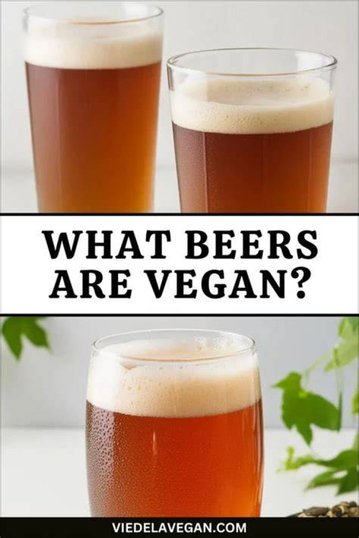Are all beers vegan?