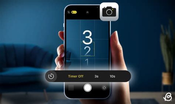 Can I set a timer on my iPhone camera?