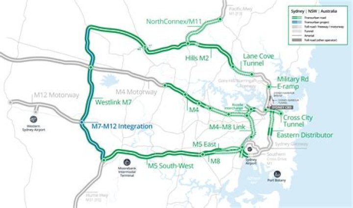 Does Eastern Distributor have tolls?