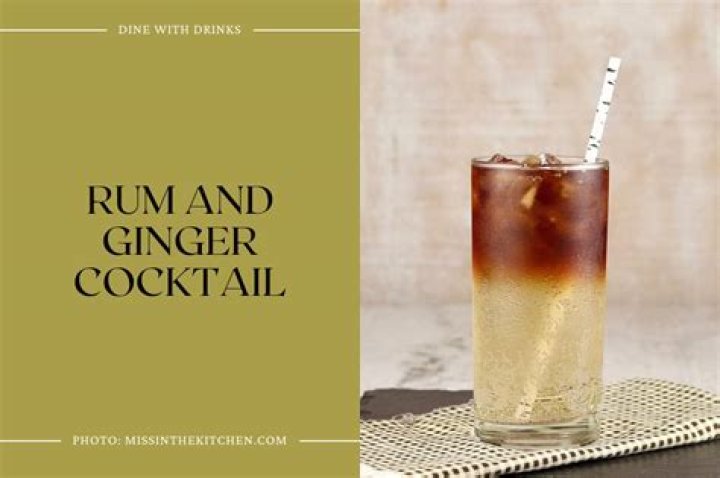 Does rum and ginger ale go together?