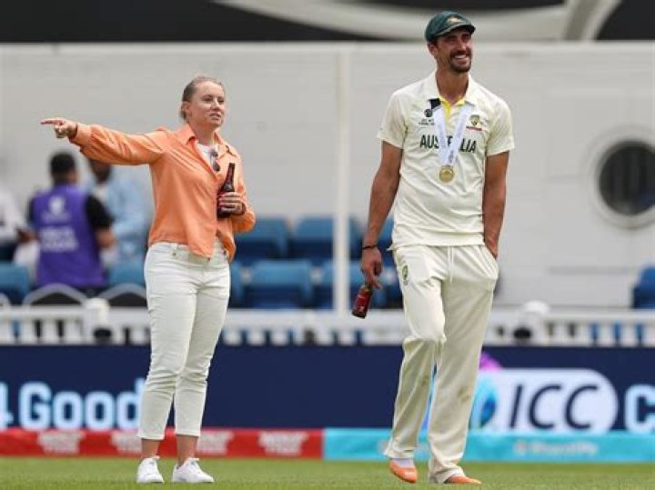 How did Alyssa Healy meet Mitchell Starc?