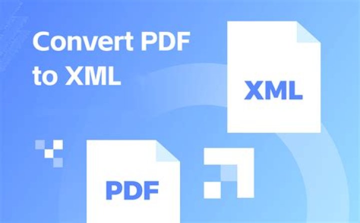 How do I convert PDF to XML schema?