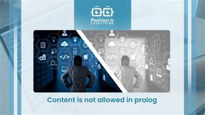 How do I fix content is not allowed in prolog?