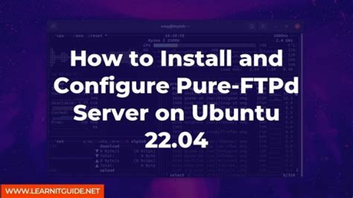 How do I install pure FTPd?