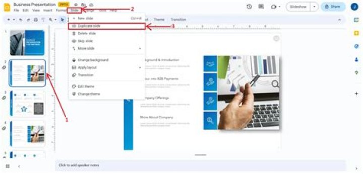 How do I make a slide over smaller?