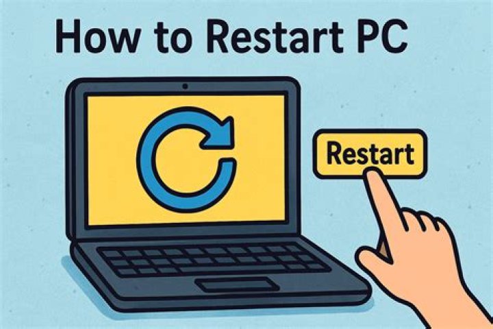 How do I restart my computer in DOS?