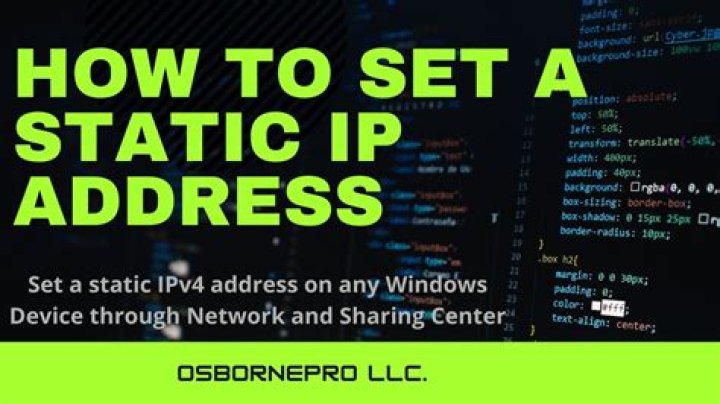 How do I set a static IP address in Linux?