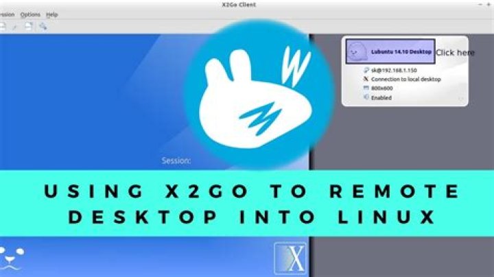 How do I use X2Go on Windows?
