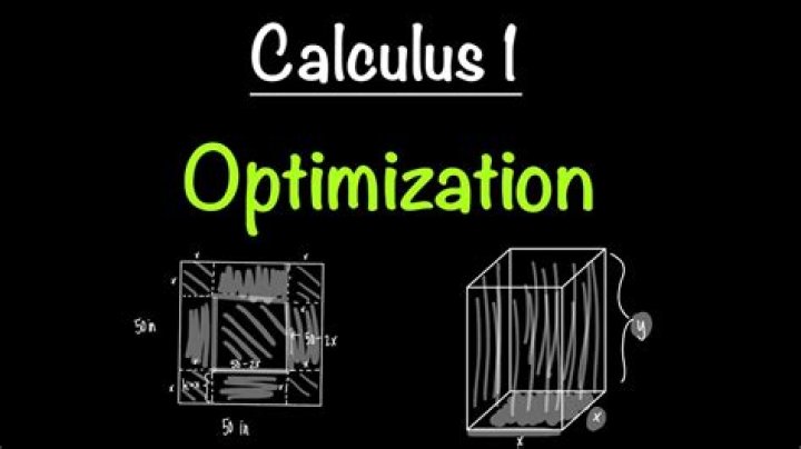 How do you do optimization in maths?