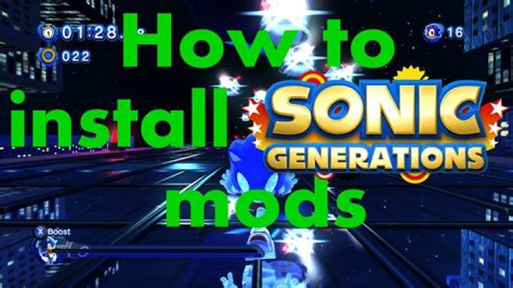 How do you get mods for Sonic Generations Xbox 360?