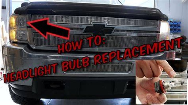 How do you replace a front driver side headlight?