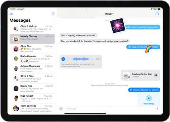 How do you unread Imessages on IPAD?