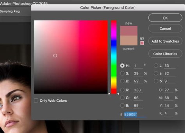 How do you use a color picker for a gradient?