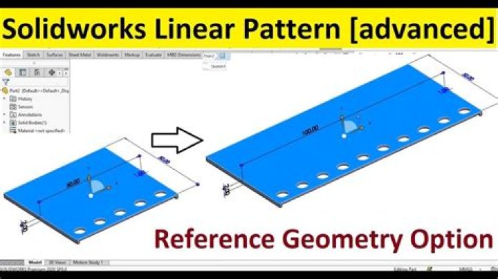 How do you use the linear note pattern in Solidworks?