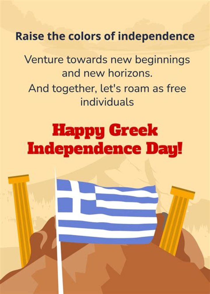 How do you write a message on Independence Day?