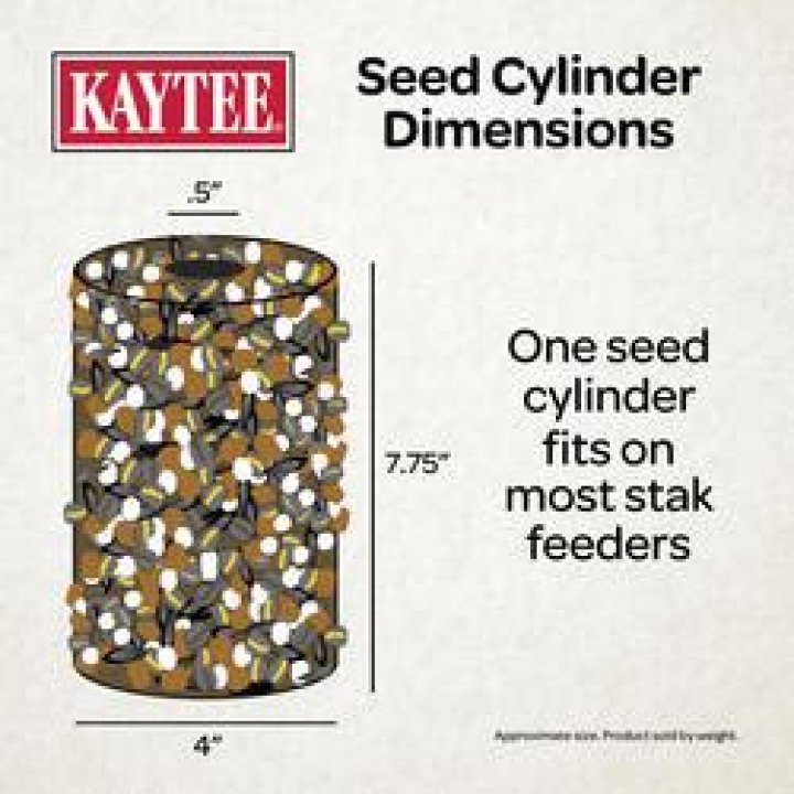 How long does a bird seed cylinder last?