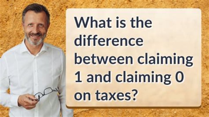 How much difference is claiming 1 or 0?