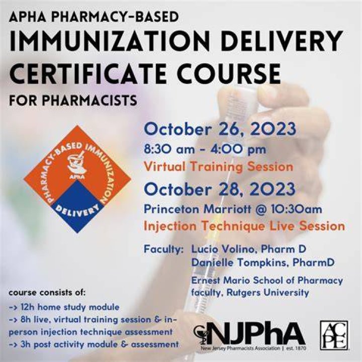 How much does APHA immunization certification cost?