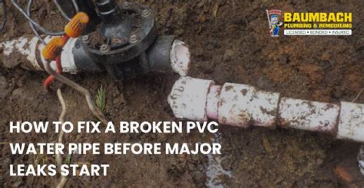 How much does it cost to fix a broken water pipe?