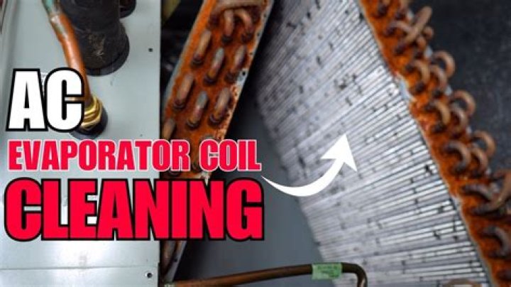 How often should AC evaporator coils be cleaned?