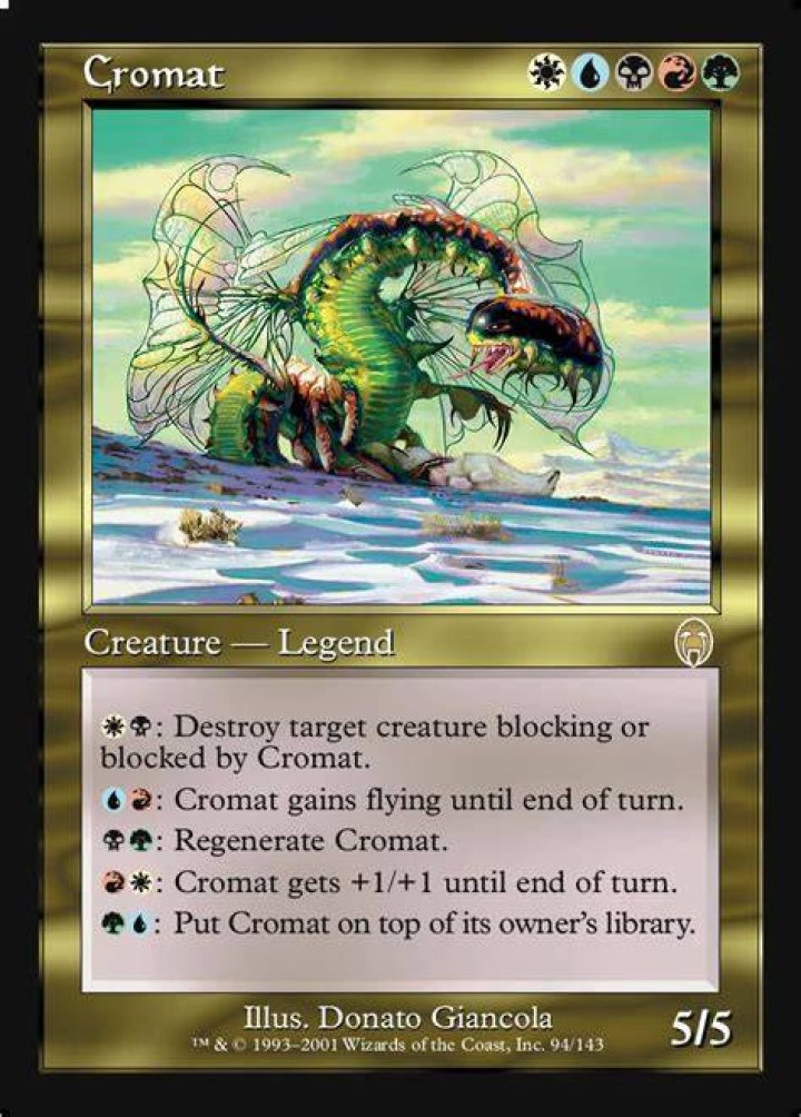 Is Cromat a legendary creature?
