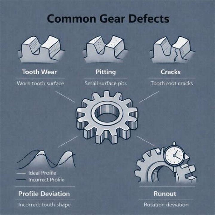 What causes gear tooth pitting?