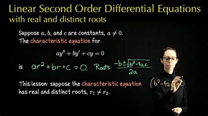 What does 2 distinct real solutions mean?