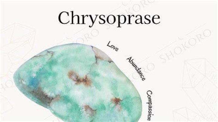 What does chrysoprase stone symbolize?