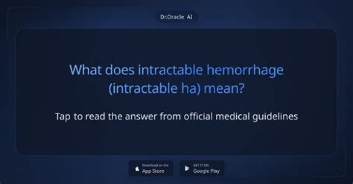 What does medically intractable mean?