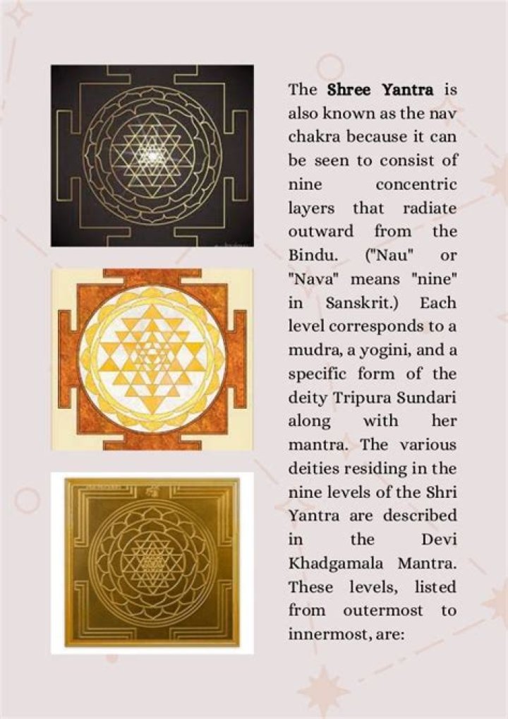 What does Sri Yantra symbolize?