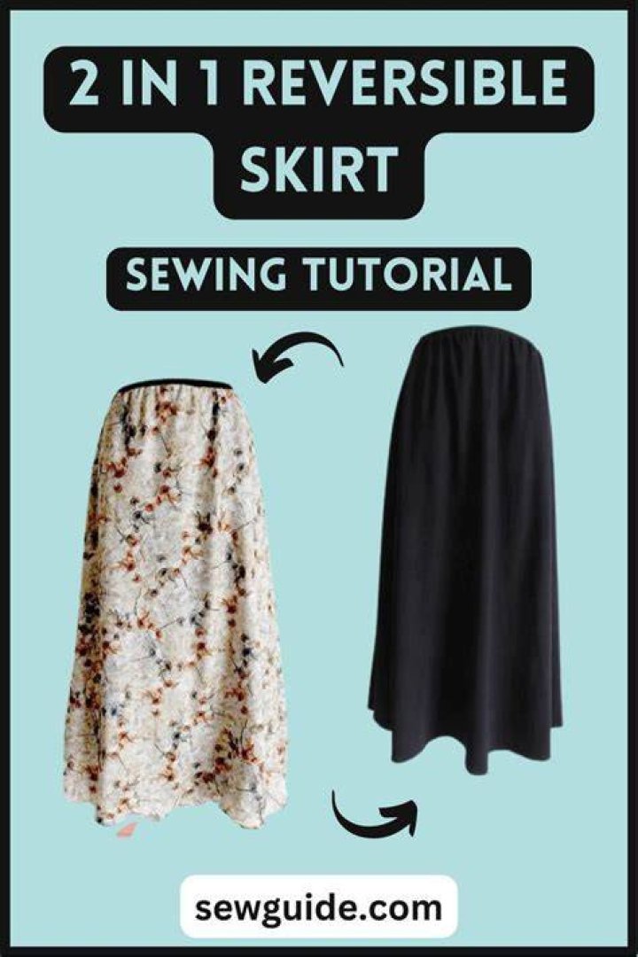What is a reversible skirt?