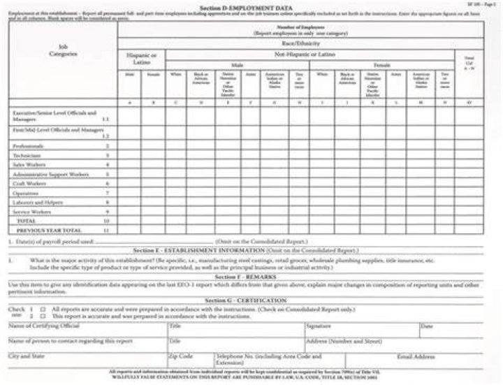 What is an EEO report?