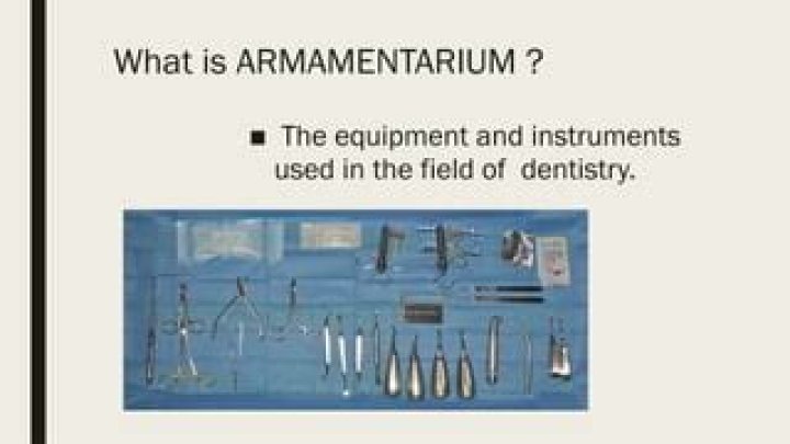 What is armamentarium?