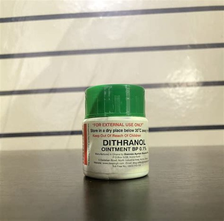 What is dithranol ointment used for?