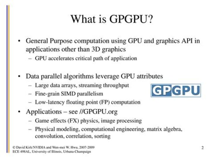 What is Gpgpu used for?