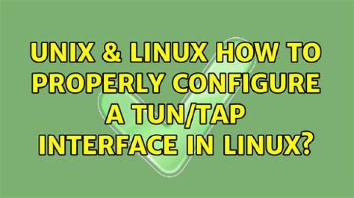 What is TAP interface in Linux?