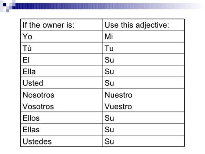 What is the difference between Nuestro nuestros Nuestra and Nuestras?