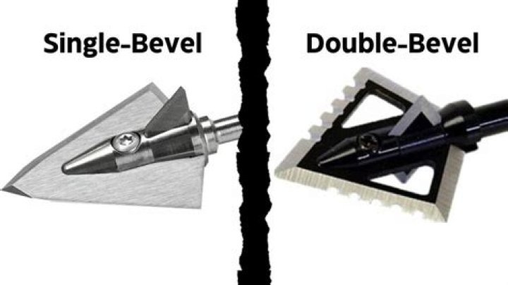 What is the difference between single and double bevel broadheads?