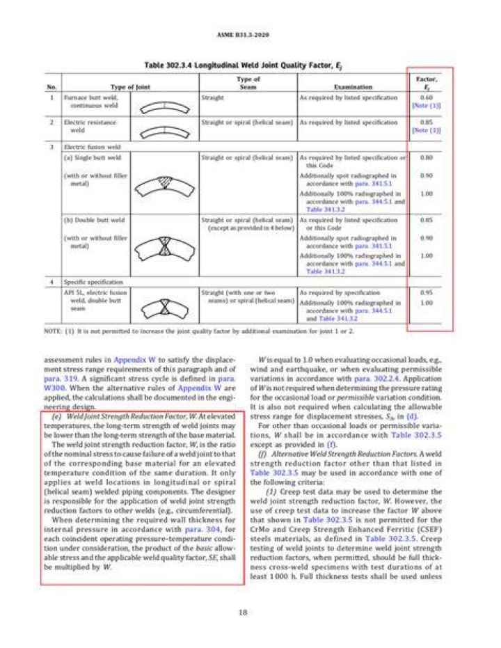 What is weld joint quality factor?