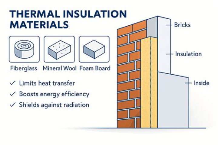 Which insulation material is used for high temperatures?