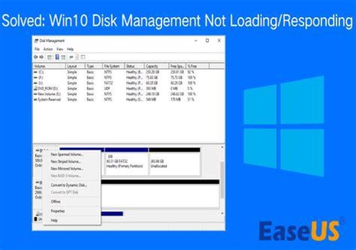 Why is Disk Management not working?