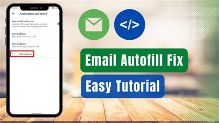Why is my email autofill not working?